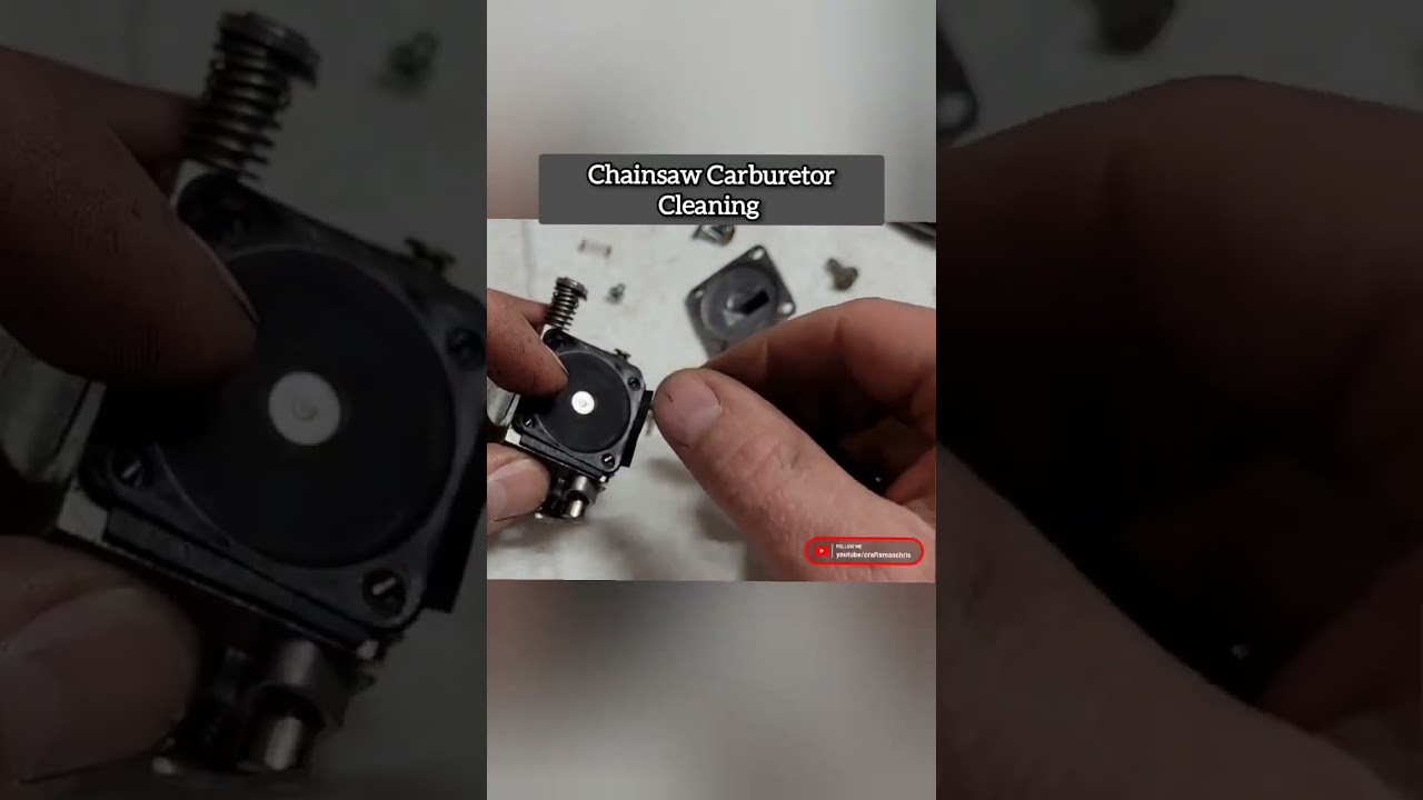 Chainsaw repair - Carburetor Cleaning #mechanic #cleaning #diy #howto #chainsaw #logging