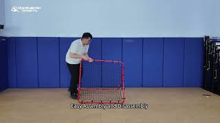 Professional Soccer Rebounder Net #footballgoal #footballgoals #soccergoal #footballtraining