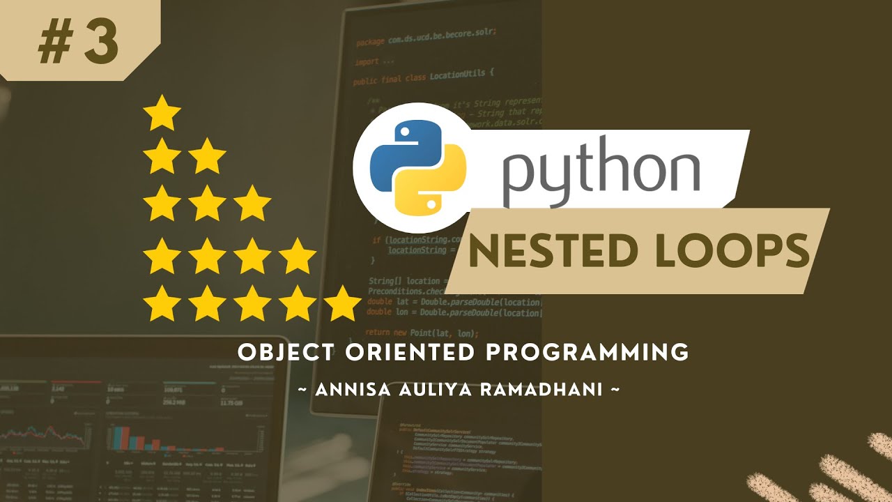 PYTHON ~ NESTED LOOPS (MEMBUAT SEGITIGA) - YouTube