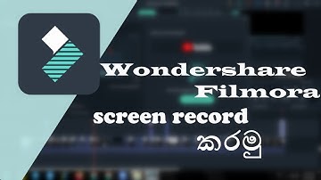 How to screen recording on the PC by wondershare filmora | software Techno hub