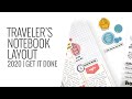 Traveler’s Notebook Layout 2020 | Feed Your Craft DT Embrace The Mess Kit