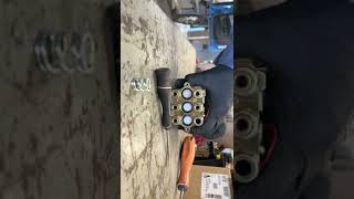 PTO  valve  assembly  for hydraulic end dump trailer