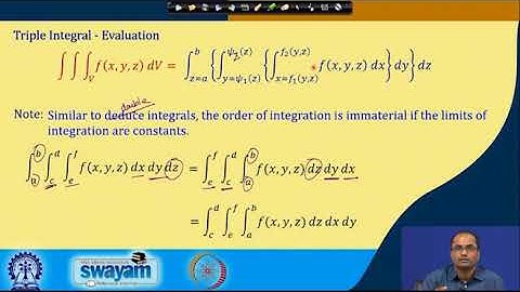Integral calculus - triple integrals