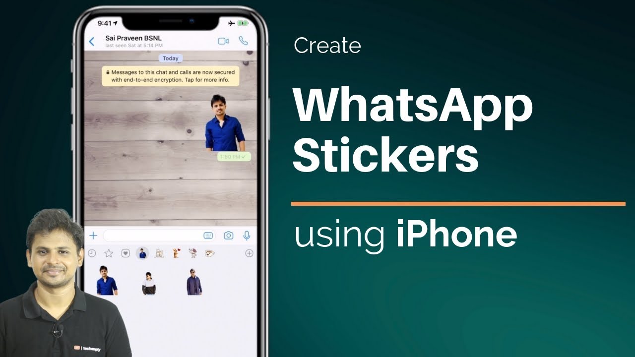 How To Create Whatsapp Stickers Using Iphone Ipad Youtube