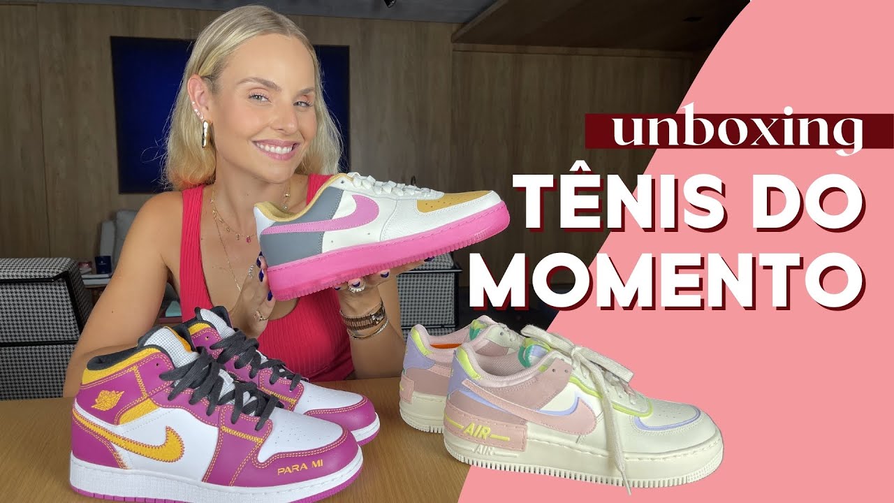 UNBOXING: Os TÊNIS que estão BOMBANDO! Air Force e Air Jordan | Layla Monteiro