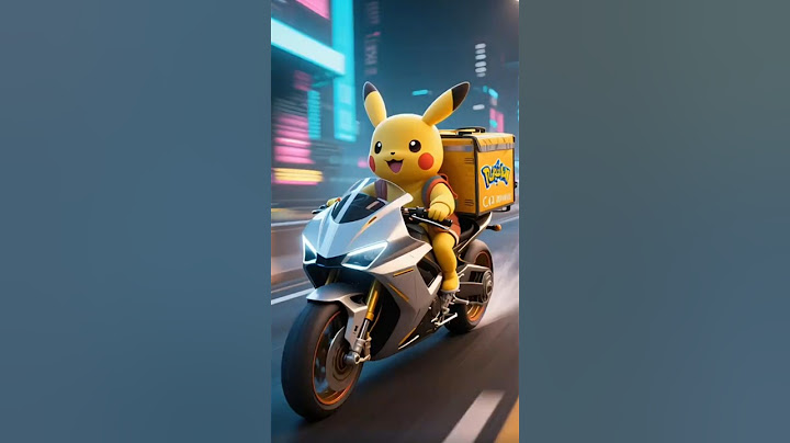 Your takeout will be delivered on time~ #ai #deliveryboy #pikachu