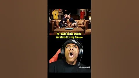 Mr. Beast kisses Ronaldo 👀 #ishowspeed #ishowspeedmemes #mrbeast #speed #ronaldo #funny #viral