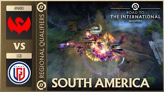 ROAD TO TI! Amaru Gaming vs LGD Gaming - HIGHLIGHTS - The International 2026 CQ: SA | DOTA2