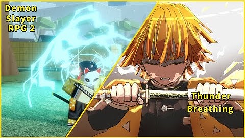 Tips and Tricks for Thunder Breathing! Demon Slayer RPG 2 - Roblox