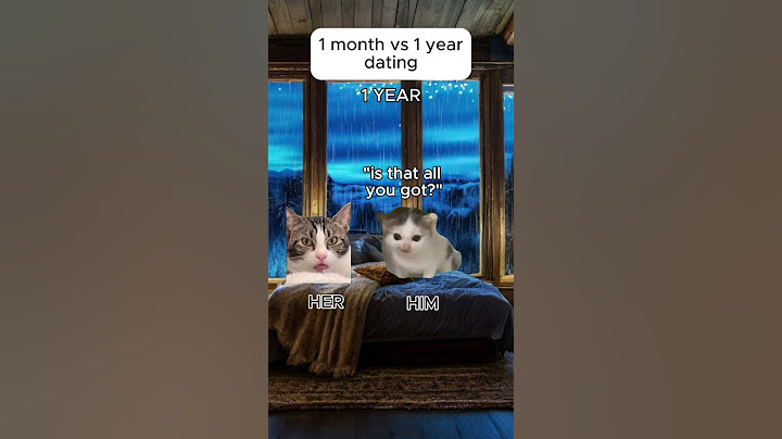 1 Month Vs 1 Year dating 🐱  #catmemes #relatable #relationship #couplegoals