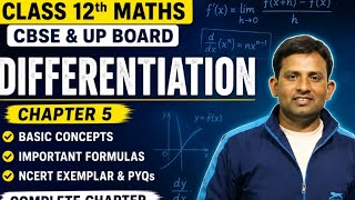 CLASS 12 MATHS DIFFERENTIATION CBSE AND UP BOARD 2026-2027