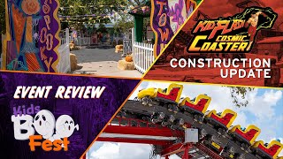 Kids Boo Fest 2023 Review, Kid Flash Coaster Construction & Other Updates | Six Flags Fiesta Texas