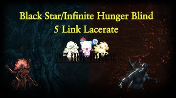 [POE 3.17] Black Star & Infinite Hunger Blind | 5 Link Lacerate Bleed Glad