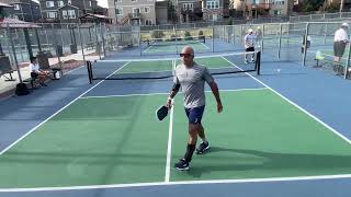 Dike Ajiri vs Chuck Hamaker-Teals (11-8, 11-5) NP Mile High Classic CO Men's Senior Pro Singles 8/23