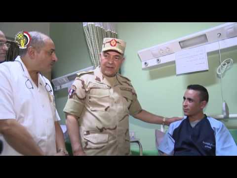 الفريق محمود حجازى يزور المصابين بالمستشفيات العسكرية بمناسبة حلول عيد الفطر المبارك