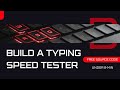 🚀 Build a Typing Speed Calculator Using HTML, CSS &amp; JavaScript | Full Tutorial (Under 8 Minutes)