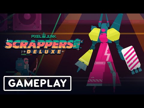 PixelJunk Scrappers Deluxe - Exclusive PC Announcement Teaser and Gameplay