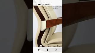 Experience ultimate comfort and luxury with our high-back executive chair! Featuring a wooden frame,