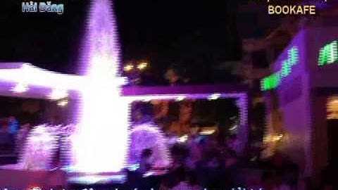 Đài phun nước nghệ thuật quán cafe Book