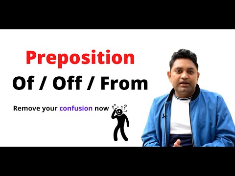 From Of Of | Off | From | Prepositions | English Grammar | Raghvendra Pal - YouTube