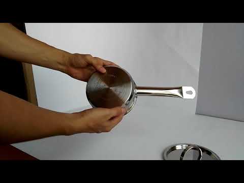 Ковш с железной крышкой с отверстиями для слива воды Maestro MR 3511-14S, объём ковша 1 литр Ковш с железной крышкой с отверстиями для слива воды Maestro MR 3511-14S, объём ковша 1 литр