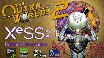 How to Install ( Intel Xess 2.1 FrameGen) in Outer Worlds 2  in Any Gpu Very Easy