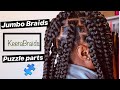 JUMBO BRAIDS W/ PUZZLE PARTS TUTORIAL