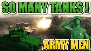 Operation Blitzgreen !  Strategic map and Tank war ! Army Men of war (PART 1)