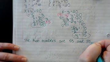 substitution word problems