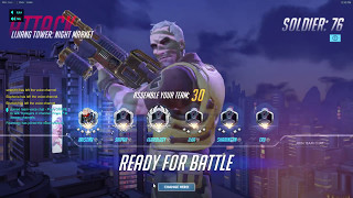 Overwatch Grandmaster - Golden Weapon Commando: 76 Gameplay | Lijiang Tower