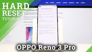 How to Factory Reset OPPO Reno 3 Pro – Delete Personal Data & Customized Settings
