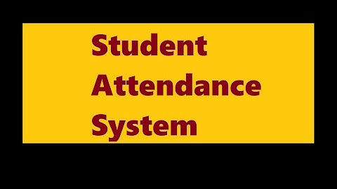 College Student Attendance vb.net project with SQL server | Database Mini Project | VB184 #highblix