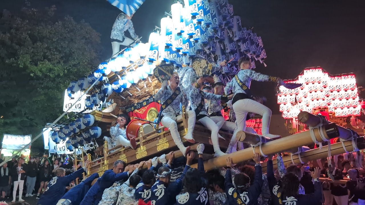 【HD高画質】でんでん 前田 試験曳き だんじり 南河内だんじり祭 狭山神社 令和7年 2025年‎10月‎5日