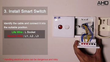 1 minute Simple Step DIY install Broadlink Smart Home Switch   Installation User Guide