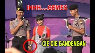 CIE CIE ...Tasya Rosmala DIGOMBALIN Polisi Kembar GANTENG || INBOX SCTV SPN Purwokerto