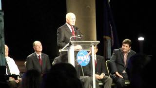 John Glenn Speech  Kennedy Space Center  18 Feb 2012  50 Years Of American Manned Space Flight