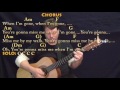 Cups (Pitch Perfect's When I'm Gone) Guitar Lesson Chord Chart with Chords/Lyrics