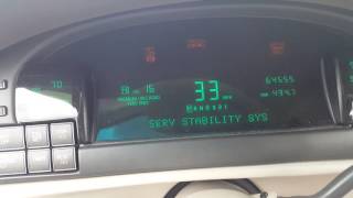 Sports Performance 1999 Cadillac Deville Gauge Mph..just keeps going crazy