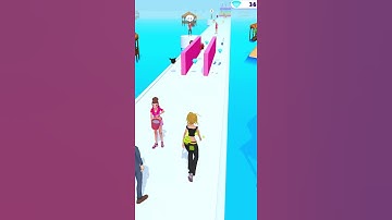 Makeover Run 👸 level 154💄👗💎💍 All Levels Gameplay Android/iOS #Shorts