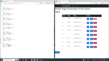 React js CRUD Operation in Login and Sign up page with using Rest API