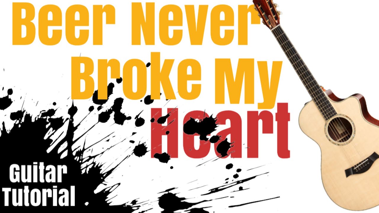 Beer Never Broke My Heart Guitar Lesson (with lead) YouTube