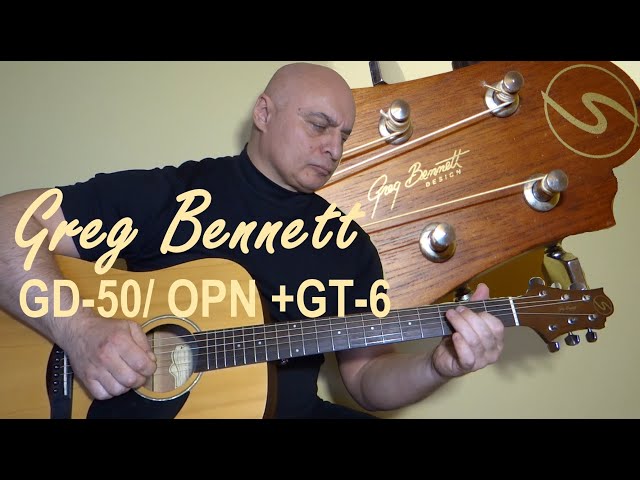 Samick Greg Bennet GD-50/OPN guitar with GT-6 preamp. Few simple