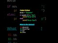 test your coding skills || python bigganers programming #shorts #coding #python #trending #viral