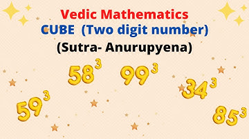 find cube by vedic maths│Fastest way to find cube of two digit number│Find cube by sutra anurupyena