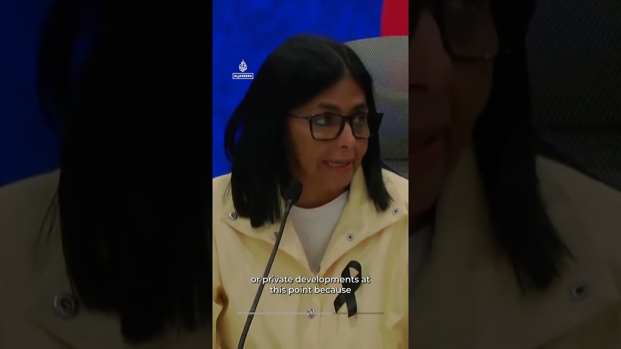 Delcy Rodriguez responds to public anger at government response | AJ #shorts