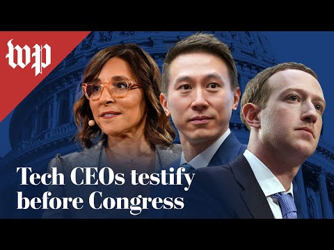 Tech CEOs testify before Congress on kids’ safety online - 1/31 (FULL LIVE STREAM)