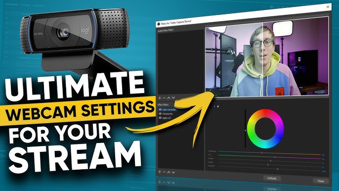 Webcam C922 Pro Stream 1080p + logiciel Capture