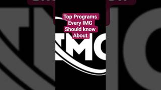 TOP PROGRAM EVERY I.M.G SHOULD KNOW ABOUT 🇺🇸🩺🧑‍⚕️#ecfmg #nrmp #fsmb #myintealth #imgs#matchday #usa