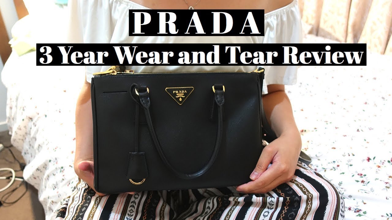 PRADA SAFFIANO DOUBLE ZIP LUX TOTE - 3 YEAR REVIEW