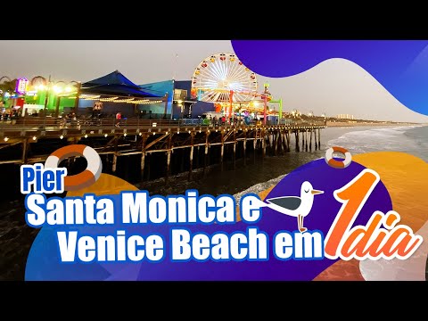 Vídeo: Como chegar ao Santa Monica Pier na Califórnia